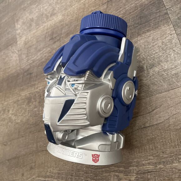 TRANSFORMERS OPTIMUS PRIME WATER BOTTLE Drink Cup UNIVERSAL STUDIOS - Picture 3 of 7
